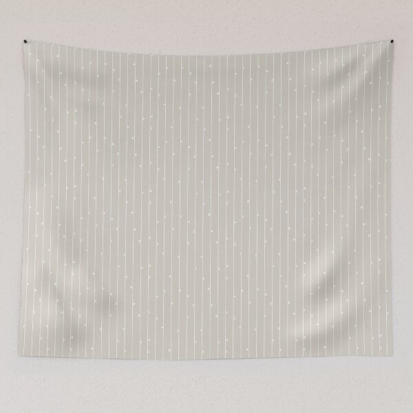 Item preview, Gumleaves stripes - Painted Leaves - latte white designed and sold by Stephanie Fiona Design.