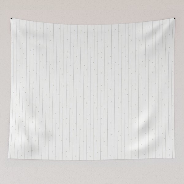 Item preview, Gumleaves stripes - Painted Leaves - white designed and sold by Stephanie Fiona Design.