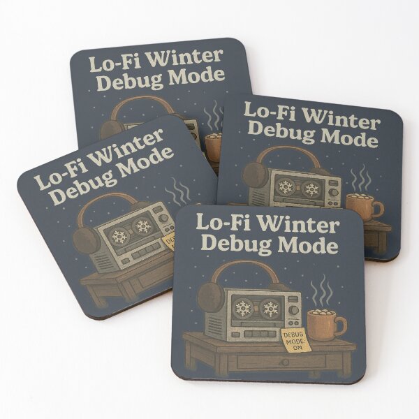 Item preview, Lo-Fi Winter Debug Mode designed and sold by peaknerd.