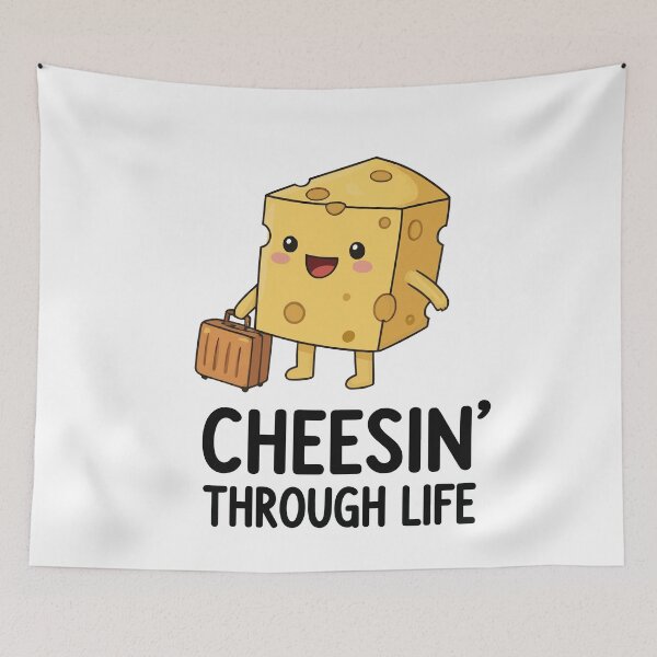 Item preview, Cheesin' Through Life designed and sold by Red Arts.
