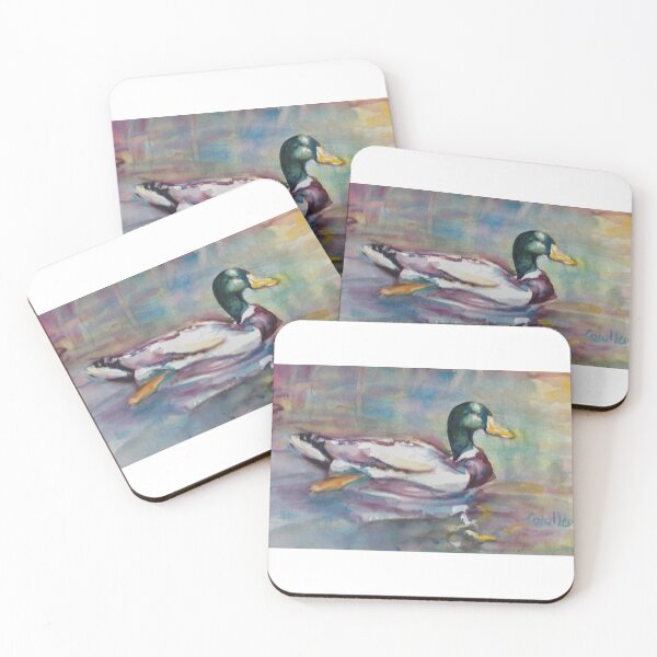 Item preview, Mallard on Pastel Waters designed and sold by Creation Art and Cards by Carol.