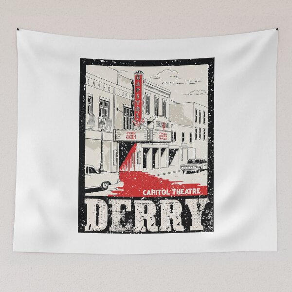 Item preview, IT WELCOME TO DERRY: CAPITOL THEATRE (GRUNGE STYLE) designed and sold by FunGangStore.