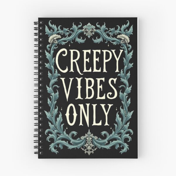 Item preview, Creepy Vibes Only | Gothic Dark Aesthetic Victorian Horror Humor Journal designed and sold by Antik by Schulz.