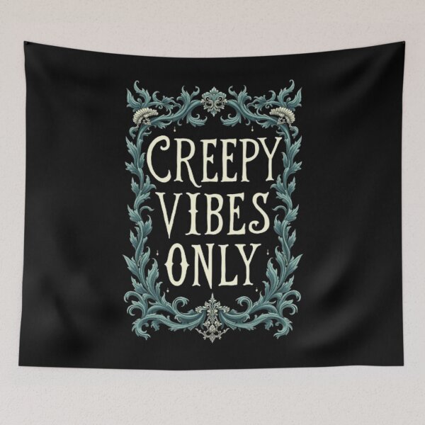 Item preview, Creepy Vibes Only | Gothic Dark Aesthetic Victorian Horror Humor Journal designed and sold by Antik by Schulz.