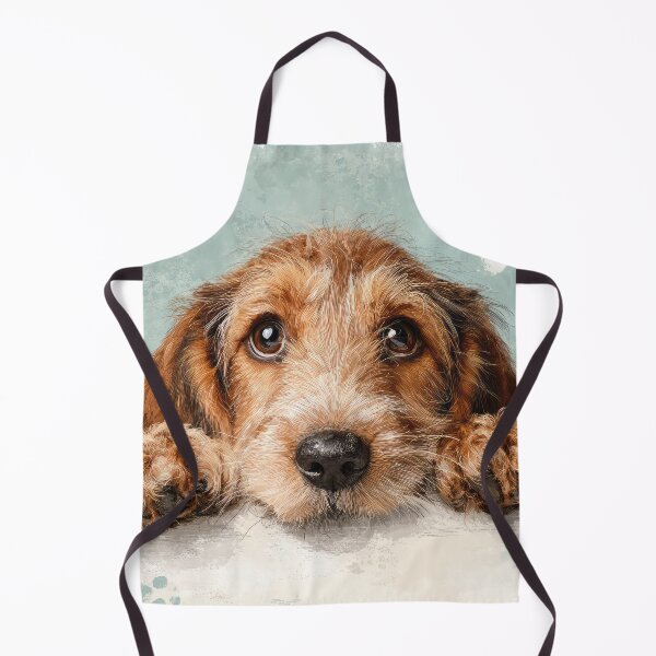 Item preview, Basset Fauve Peeking over Wall 01 designed and sold by Elisabeth Lucas.