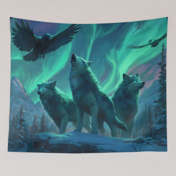 Item preview, Howl of the Northern Lights designed and sold by ArgentoArt.