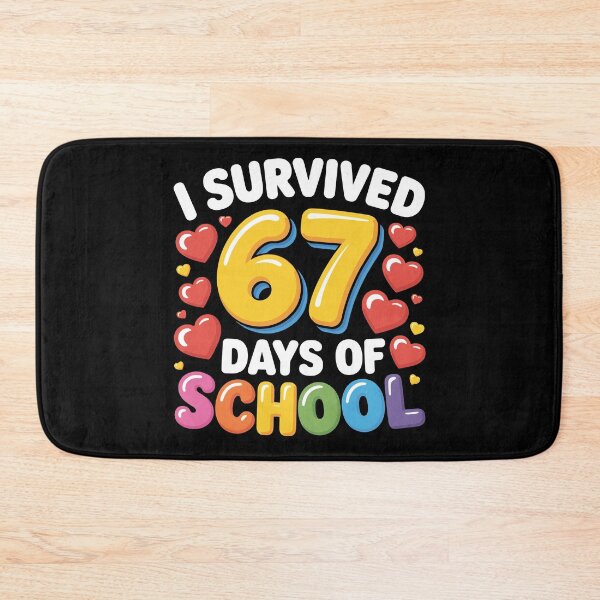 Item preview, I Survived 67 Six Seven Days Of School 100th Day of School Math Teacher Student designed and sold by jakaun.