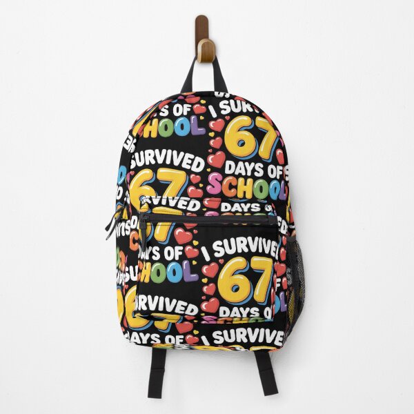 Item preview, I Survived 67 Six Seven Days Of School 100th Day of School Math Teacher Student designed and sold by jakaun.