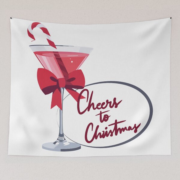 Item preview, Cheers to Christmas – Festive Holiday Martini designed and sold by LitaBarc.