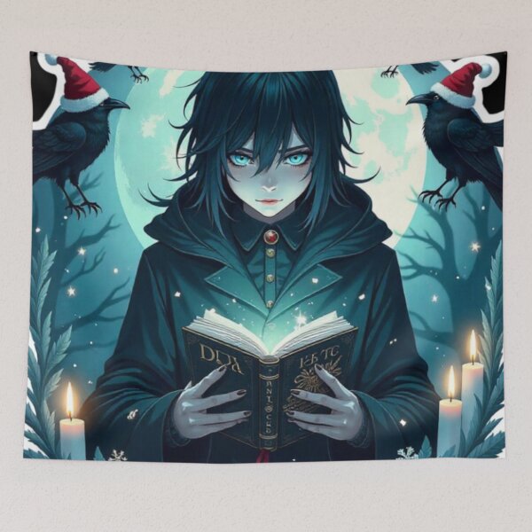 Item preview, “Sorcerer of the Dark Solstice – Forbidden Magic by Moonlight” designed and sold by Desingalejandro.