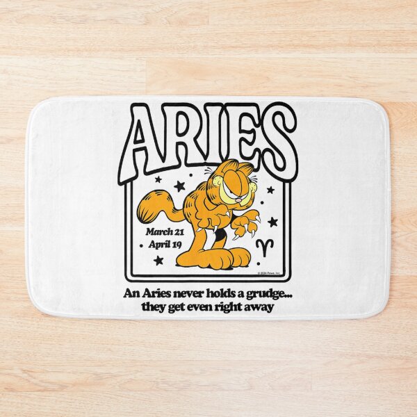 Item preview, Garfield Aries Attitude Zodiac Style – Funny Bold Illustration designed and sold by BaileJavo.