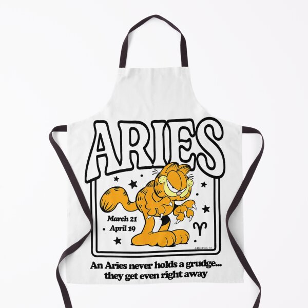 Item preview, Garfield Aries Attitude Zodiac Style – Funny Bold Illustration designed and sold by BaileJavo.