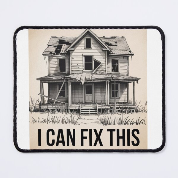 Item preview, Funny Renovation Broken House Design designed and sold by TMS-Studio.