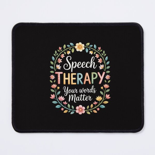 Item preview, Floral Speech Therapy Your Words Matter Language Pathologist designed and sold by GalaFunny.