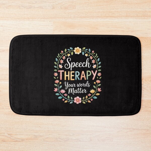 Item preview, Floral Speech Therapy Your Words Matter Language Pathologist designed and sold by GalaFunny.
