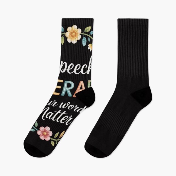 Item preview, Floral Speech Therapy Your Words Matter Language Pathologist designed and sold by GalaFunny.