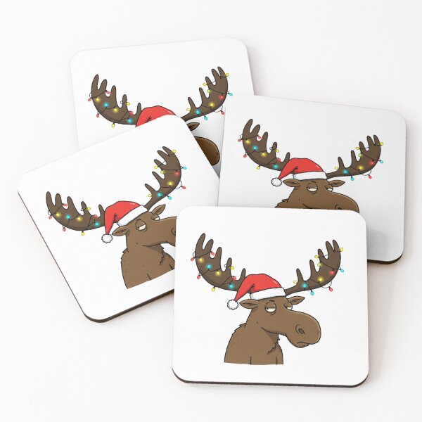 Item preview, Grumpy Christmas Moose designed and sold by EastEndTownie.
