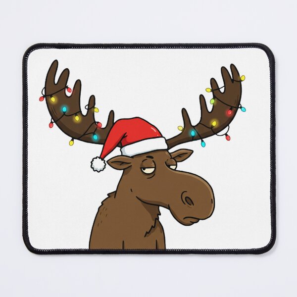 Item preview, Grumpy Christmas Moose designed and sold by EastEndTownie.