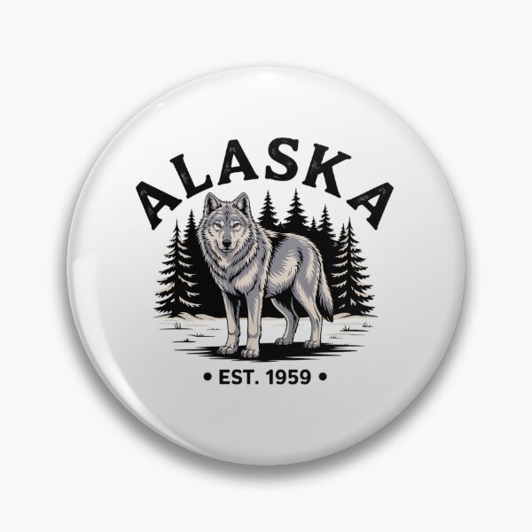 Item preview, Alaska Cool Alaska Wolf designed and sold by johnertullio.
