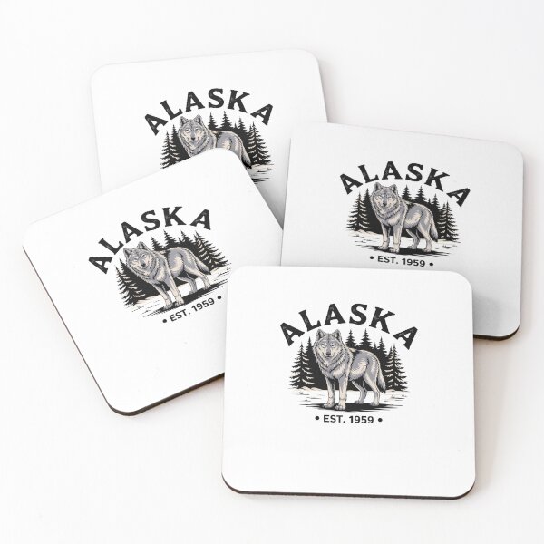 Item preview, Alaska Cool Alaska Wolf designed and sold by johnertullio.