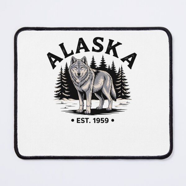 Item preview, Alaska Cool Alaska Wolf designed and sold by johnertullio.