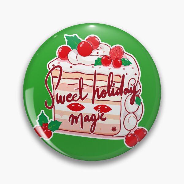 Item preview, Christmas Cake – Sweet Holiday Dessert Art designed and sold by LitaBarc.