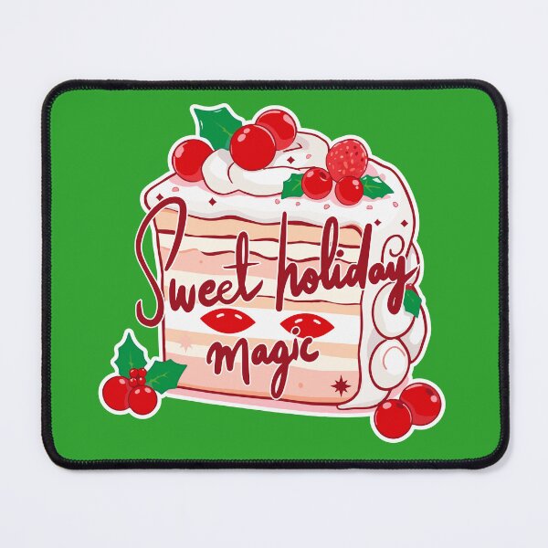 Item preview, Christmas Cake – Sweet Holiday Dessert Art designed and sold by LitaBarc.