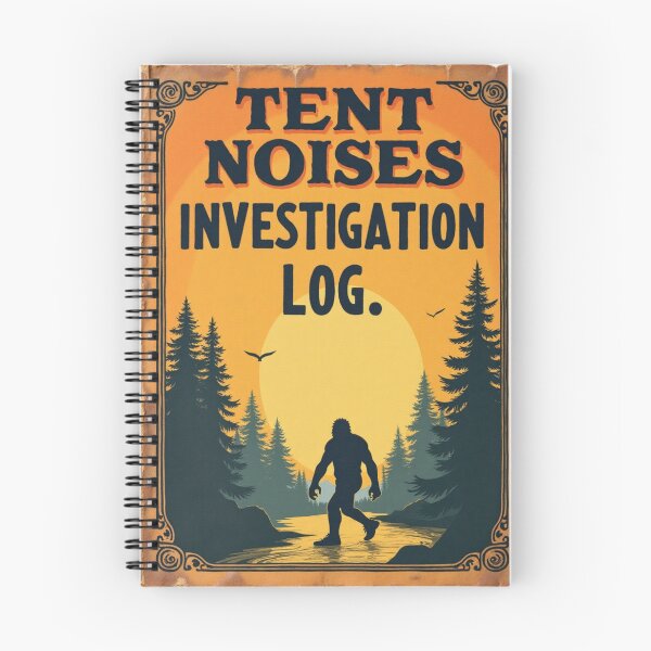 Item preview, Tent Noises Investigation Log | Funny Camping Bigfoot Paranormal Humor Gift designed and sold by Antik by Schulz.
