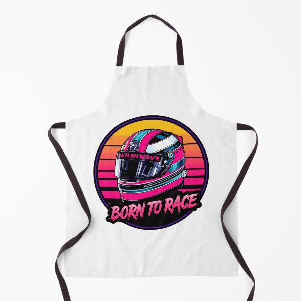 Item preview, Born To Race Retro Helmet designed and sold by ACRShop.