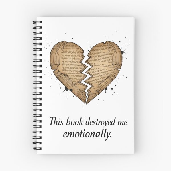 Item preview, Este libro me destrozó emocionalmente – Diseño para amantes de los libros designed and sold by TheCreativeAura.