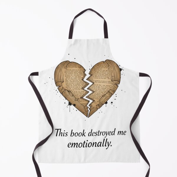 Item preview, This Book Destroyed Me Emotionally – Book Lover Design designed and sold by TheCreativeAura.