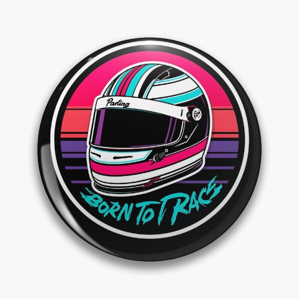 Item preview, Born To Race Retro Helmet designed and sold by ACRShop.