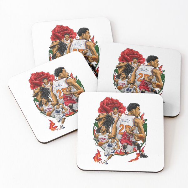 Item preview, Derrick Rose 'The Rose' Legend Collage Basketball Tribute designed and sold by lojadpop.