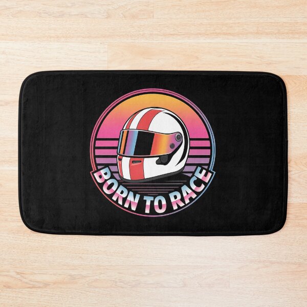 Item preview, Born To Race Retro Helmet designed and sold by ACRShop.