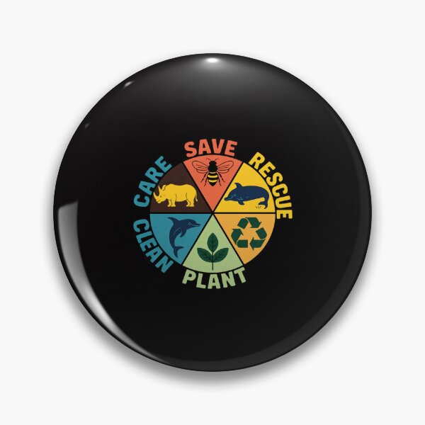 Item preview, Earth Day Save Bees Rescue Animals Recycle Plastic designed and sold by GalaFunny.