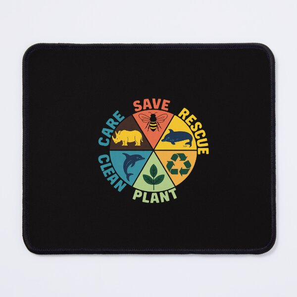 Item preview, Earth Day Save Bees Rescue Animals Recycle Plastic designed and sold by GalaFunny.