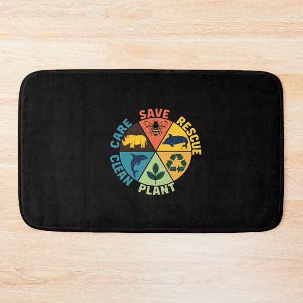 Item preview, Earth Day Save Bees Rescue Animals Recycle Plastic designed and sold by GalaFunny.