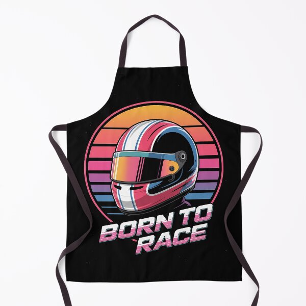 Item preview, Born To Race Retro Helmet designed and sold by ACRShop.