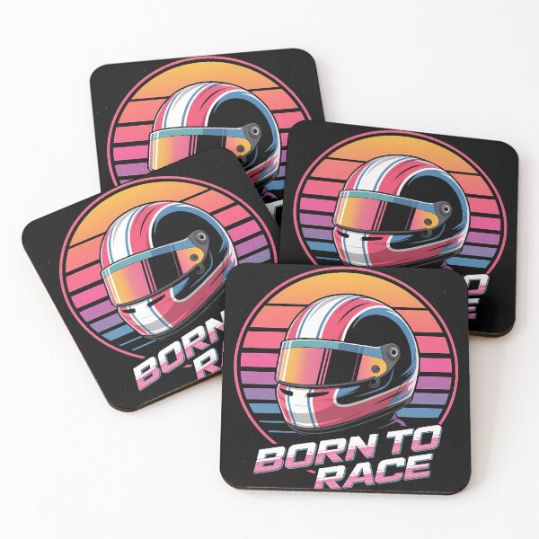 Item preview, Born To Race Retro Helmet designed and sold by ACRShop.