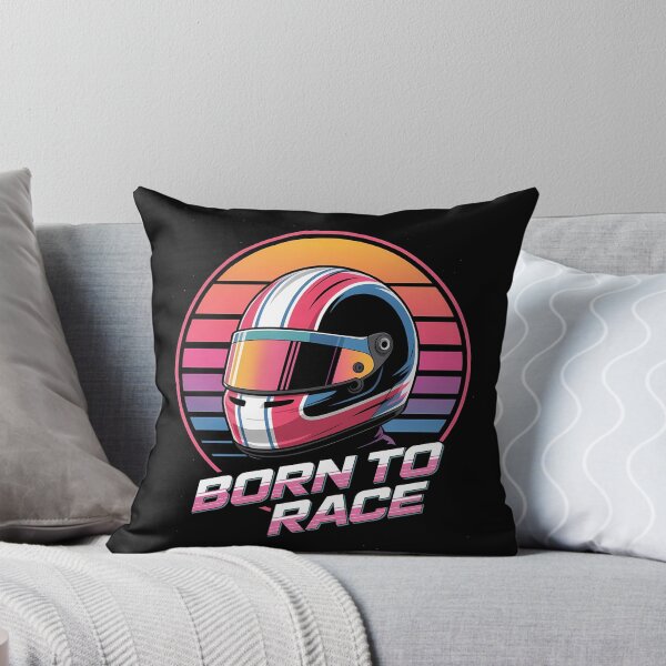 Item preview, Born To Race Retro Helmet designed and sold by ACRShop.