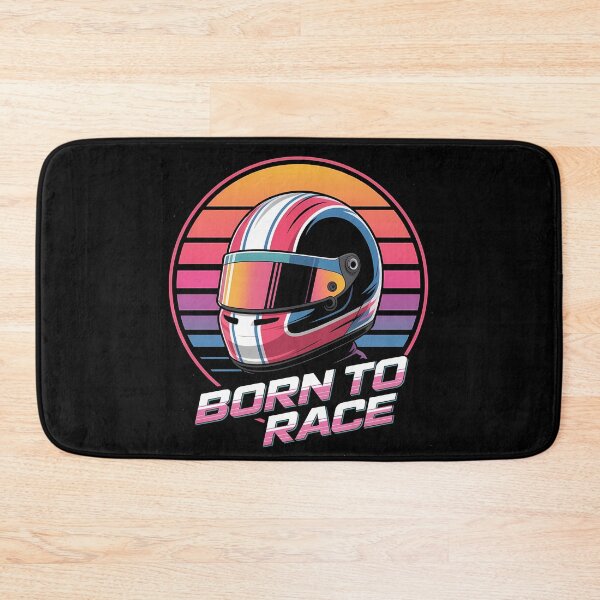 Item preview, Born To Race Retro Helmet designed and sold by ACRShop.