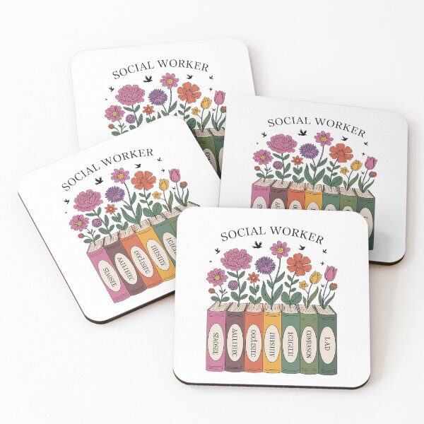Item preview, Social Worker Advocate Support Social Work Month Floral Book designed and sold by HaileyRobel.