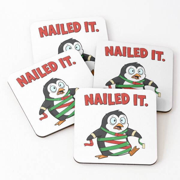 Item preview, Christmas Penguin Nailed It designed and sold by EastEndTownie.