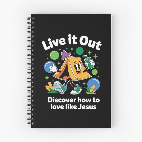 Item preview, Live it Out Christian Youth Camp Bible School VBS 2025  designed and sold by HaileyRobel.