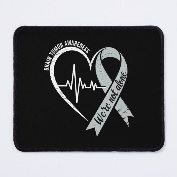 Item preview, Awareness Heart Brain Cancer Gray Ribbon Support designed and sold by johnertullio.
