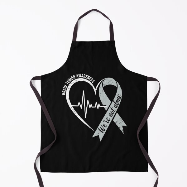 Item preview, Awareness Heart Brain Cancer Gray Ribbon Support designed and sold by johnertullio.