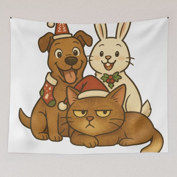 Item preview, Christmas Nope Family designed and sold by Nope Cats.