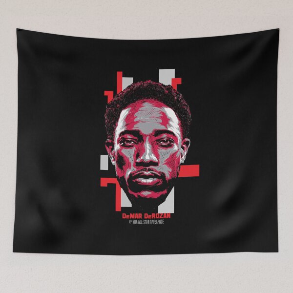 Item preview, DeMar DeRozan All-Star Vector Portrait | Basketball Icon Art designed and sold by lojadpop.