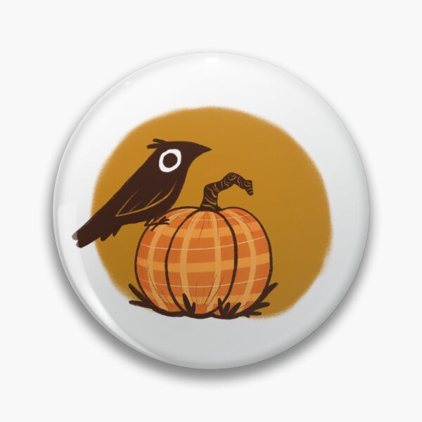Item preview, Crow and Pumpkin designed and sold by katiecrumpton.
