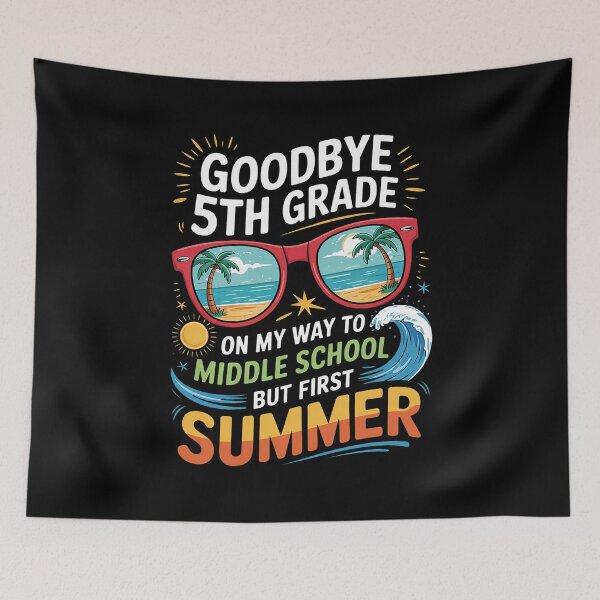 Item preview, 5th Grade Way To Middle School Grade First Summer Graduation designed and sold by khorbiasieno.